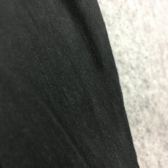 Babaton Pants XXS Linen Black Straight Crop Mid Rise Casual Drawcord Artizia - Picture 3 of 14